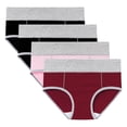 thumbnail image 1 of Culottes Menstruelles pour Femmes, 4 Pcs, Réutilisables, Anti-Fuites, Grande Taille, Culottes de Protection Post-Partum, 1 of 7