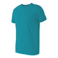 thumbnail image 2 of Gildan Mens Softstyle T-Shirt, M, Tropical Blue, 2 of 3