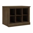thumbnail image 1 of Pemberly Row 24W Small Shoe Bench with Shelves in Ash Brown - Engineered Wood, 1 of 7