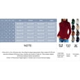 thumbnail image 3 of 2025 Femmes Automne et Hiver Cols Roulés pour Hommes Col Roulé Régulier Manches Longues Hauts Tendance pour Femmes Tricotés, 3 of 7