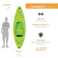 thumbnail image 4 of Lifetime Pacer 80 Kayak (Paddle Included), 4 of 7