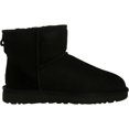 thumbnail image 2 of Ugg Women's Classic Mini II Leather Black Ankle-High Suede Boot - 6M, 2 of 3
