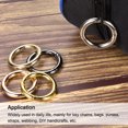 thumbnail image 5 of Unique Bargains 36x25x5.5mm Round Zinc Alloy Spring Gate O Ring Snap Clip Buckle, Rose Gold 10 Pack, 5 of 5