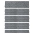 thumbnail image 2 of DOLITY 15 Pieces Non Skid Rug Stair Mats Stairs Step Treads Indoor Stair Runners Gray, 2 of 9
