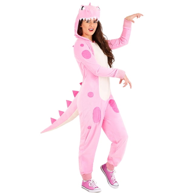 Combinaison une-Pièce Dinosaure Rose pour Femme