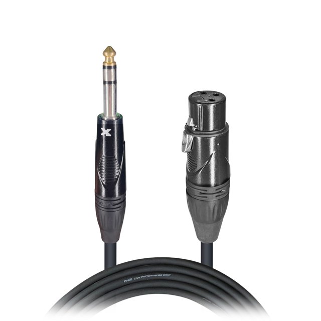Prox Xc-Sxf50 Câble Audio Haute Performance Équilibré 1/4 Pouces" Trs-M vers Xlr3-F