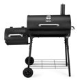 thumbnail image 1 of Backyard Grill 30" Charcoal Barrel Grill with Side Smoker, 1 of 2