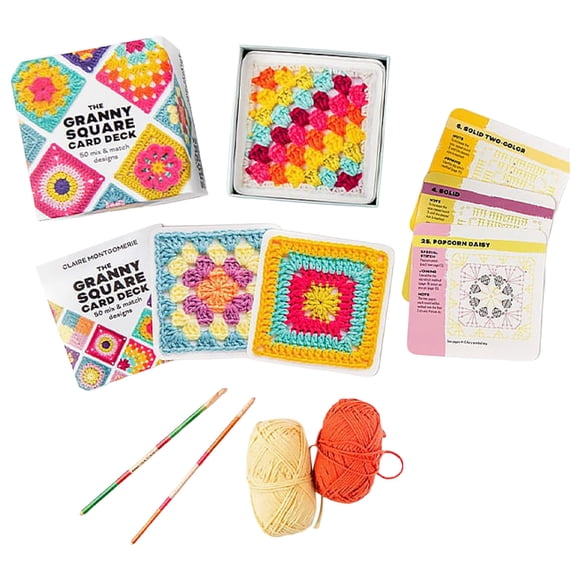 HomeNest 50 The Granny Square Card 50 Shades Of Granny Squares—no Drama Just Yarn(Pink)