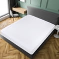 thumbnail image 2 of PiccoCasa Box Spring Cover Wrap Around 4 Sides, Smooth Stretchy White King, 2 of 7