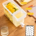 thumbnail image 4 of EGNMCR 3.5L Cold Kettle With Faucet In Refrigerator,Large Capacity Storage For Fruit Juice Dispenser With Top And Spigot Fruit Teapot Lemonade Bucket, Mother's Day Gift Ideas, 4 of 7