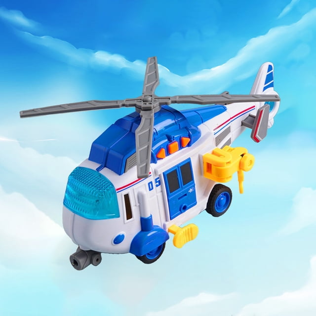 Helicopter Toys Lighting And Sound Effects Puzzle In-ertia Airplane Toys