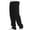 Black, variant on FAIWAD Men's Baggy Sweatpants Elastic Waist Straight Leg Lightweight Sweat Pants Lounge Pants with Pockets