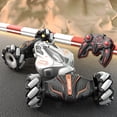 thumbnail image 2 of SIYTUAU Handle Gesture Dual Control Stunt Remote Control Car With Lights White Abs Plastic Toy For Kids Rc Car White, 2 of 9