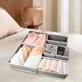 thumbnail image 3 of Rbaofujie Foldable Storage Bins 6-Piece Foldable Drawer Wardrobe Storage Box Drawer-Style Six-Piece Set Foldable Storage Box Under Cabinet Storage, 3 of 5