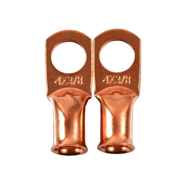 Schumacher Electric 3/8-Inch Cable Lugs, 100 Percent Copper, BAF-4L3