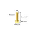 thumbnail image 2 of Unique Bargains Brass Hex Bolts, M6x20mm 5 Pack Fully Thread Grade 4.8 Machine Screws, 2 of 4