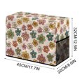 thumbnail image 3 of Uscallm Sewing Machine Cover Floral Print Protective Dust Cover for Home Storage, Universal Fit Sewing Machine Dust Bag, Durable Canvas Fabric Sewing Machine Protector, 3 of 6