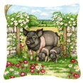 thumbnail image 1 of Carolines Treasures CDCO0375PW1818 Pigs Rosie & Porcelets Coussin Décoratif en Toile, 1 of 1
