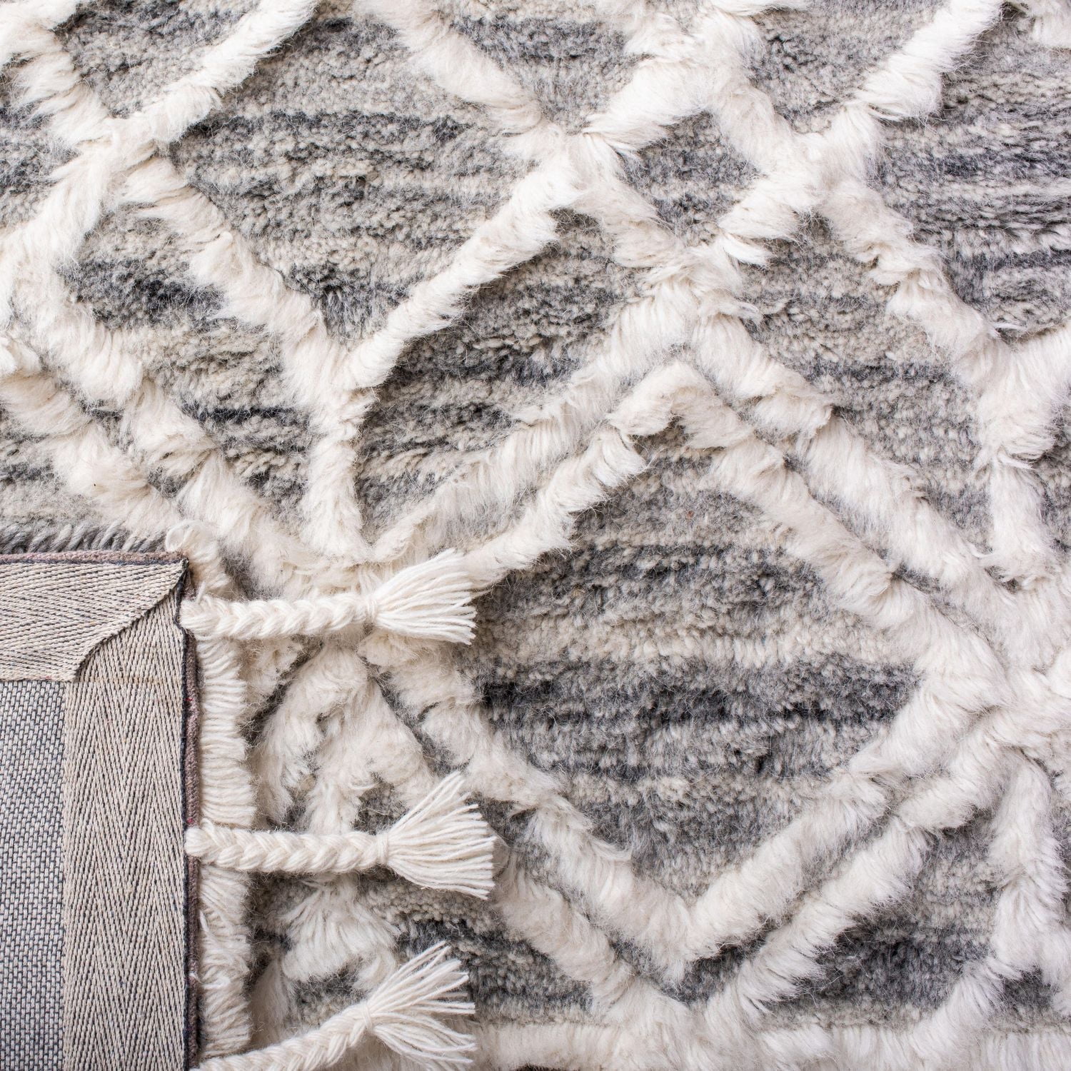SAFAVIEH Casablanca Selma Abstract Geometric Shag Area Rug