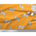 thumbnail image 3 of Soimoi Rayon Fabric Horse Block Print Sewing Fabric Yard 42 Inch Wide, 3 of 3