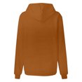 thumbnail image 4 of Timegard Hoodies for Women Drawstring Long Sleeve Sweatshirts Pullover Fall Winter Solid Color Tops, 4 of 5