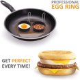 thumbnail image 4 of Egg Ring Round Egg Cooker Rings For Cooking Stainless Steel Non Stick Metal Circle Shaper Mold Household Kitchen Cooking Tool for Fried Egg McMuffin Sandwiches Egg Maker Molds, 4 of 7