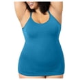 thumbnail image 2 of RKSTN Womens Tops Plus Size Sleeveless Fashionable Solid Color Crew Neck Seamless Shaping Tummy Control Spaghetti Strap Shirts Spring Summer Outdoor Wear Style, 2 of 7