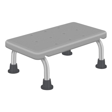 Potty Stool Shower Stool Stable Shower Bench Squatting Portable Bathtub Seat Bath Stool for Kithchen Apartment Elderly Senior gray