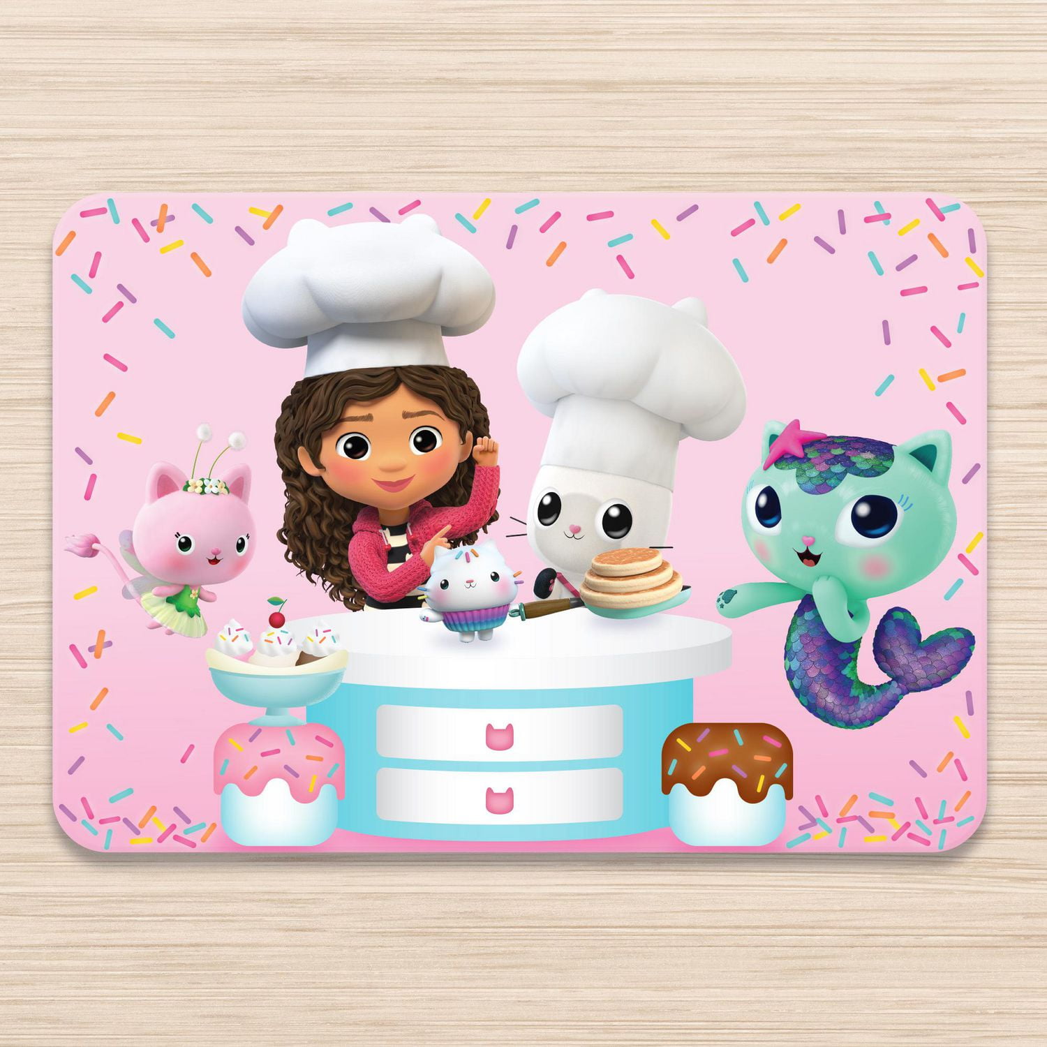 Napperon Gabbys Dollhouse "Let's Bake"