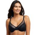 thumbnail image 1 of Bali Womens One Smooth U Lightweight Lace Minimizer Bra, 38C, Black, 1 of 1
