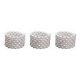 thumbnail image 2 of Thinsony Femmes Chic Perle Strass Stretch Bracelet Mariage Bal pour Mariée Blanc 6 Rangée 3Set, 2 of 6