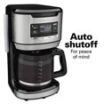 thumbnail image 4 of Hamilton Beach Programmable FrontFill Coffee Maker, Extra-Large 14 Cup Capacity, Black/Stainless (46390), 4 of 5