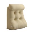 thumbnail image 2 of BKER Coussin de Lecture pour Lit et Repos en Forme d'Arc, Dossier Surélevé, Appuie-Tête en Forme, Coussin Moderne, Coussin de Soutien Inclinable, Utilisé pour Décorer Canapés, Lits et Fenêtres 45x55 cm, 2 of 4