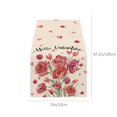 thumbnail image 3 of Boovnll Valentines Day Table Runner, 13x47" Valentine's Day Printing Table Runner, Valentines Table Runner for Holiday Kitchen Dining Table, Party Decor, Valentines Day Decorations, 3 of 7