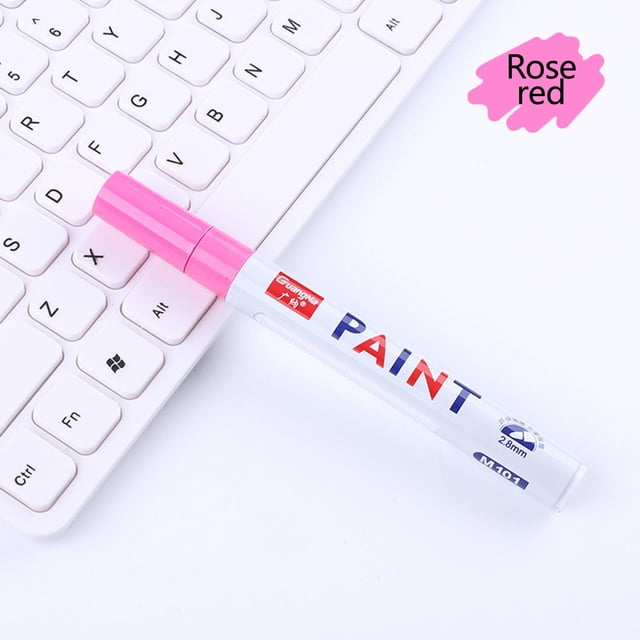 LSLJS Paint Pen Marker Color Oily Marker Pen Tire Ceramic Paint Touch-up Pen Pen1ml, Home Accessories