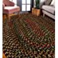 thumbnail image 3 of Katherine Multi Indoor/Outdoor Oval Braided Rug, 2 by 4-Feet, Burgundy, 3 of 10
