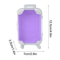 thumbnail image 1 of Mini Boîte de Rangement, Chariot de Simulation Marchable pour Cosmétiques, Étui de Rangement Transparent et Portable pour Maquillage, Petite Boîte de Décoration de Bureau pour Bijoux et Accessoires de Beauté, 1 of 4