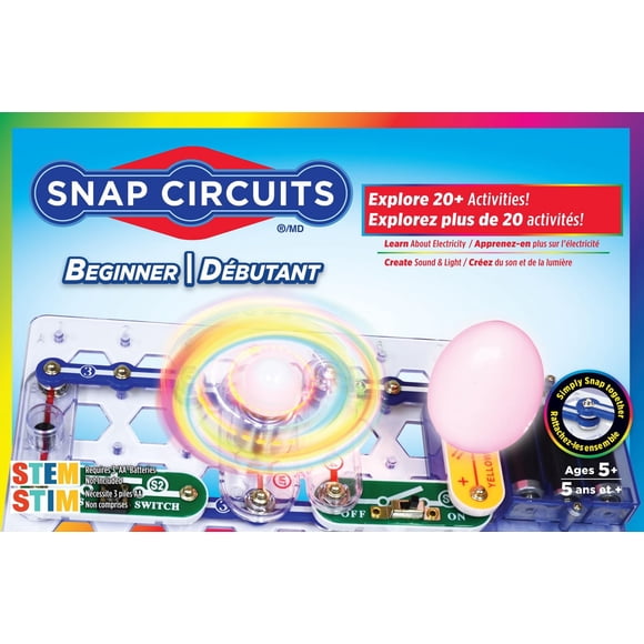 Snap Circuits® Science STEM Electronics Debutant Set (SCB20FR) 20 projets AMUSANTS !