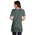 thumbnail image 3 of Inkmeso Plain Basic Tshirt Long Length Tee Short Sleeve Workout Top For Women, 3 of 9