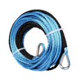 thumbnail image 3 of DYNWAVECA 15MX6mm Synthetic Winch Rope Replacement Wear Resistant Sturdy for Off Versatile Tow Cable with Sleeve Blue, 3 of 10
