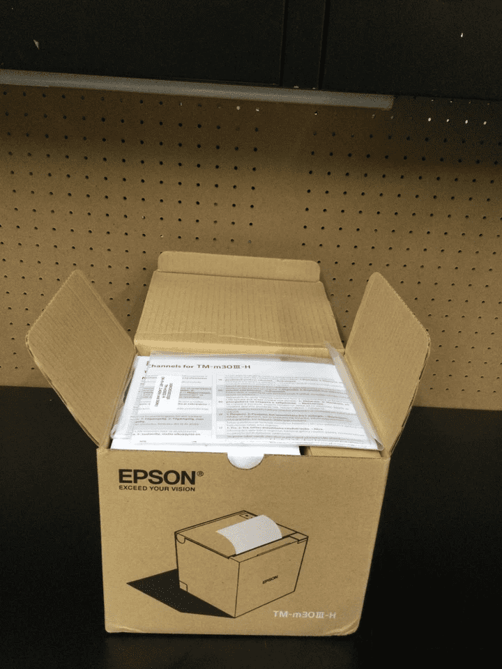 NEW Epson TM-M30III-H-021 M30III USB/LAN/BLUETOOTH/WiFi POS Thermal Printer.