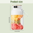thumbnail image 2 of Cordless Portable Smoothie Blender, USB-C Rechargeable Juicer Personal Blenders for Shakes and Smoothies, 2 of 8