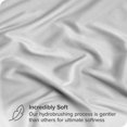 thumbnail image 2 of Bare Home Drap-Housse - Premium 1800 Collection - Poche Profonde - Ultra Doux, Résistant aux Plis - Très Grand, Gris Nuage, 2 of 7