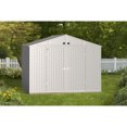 thumbnail image 2 of Arrow Elite 10 x 8 x 8 ft Cool Grey Steel Storage Shed, 2 of 8