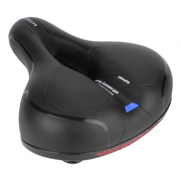 Qiilu Bike Soft Seat Comfortable Shockproof Saddle Replacement Bicycle Accessory, Road Bike Saddle, Bike Seat