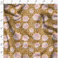 thumbnail image 3 of Soimoi Polyester Crepe Fabric Peony Floral Print Sewing Fabric Yard 52 Inch Wide, 3 of 6