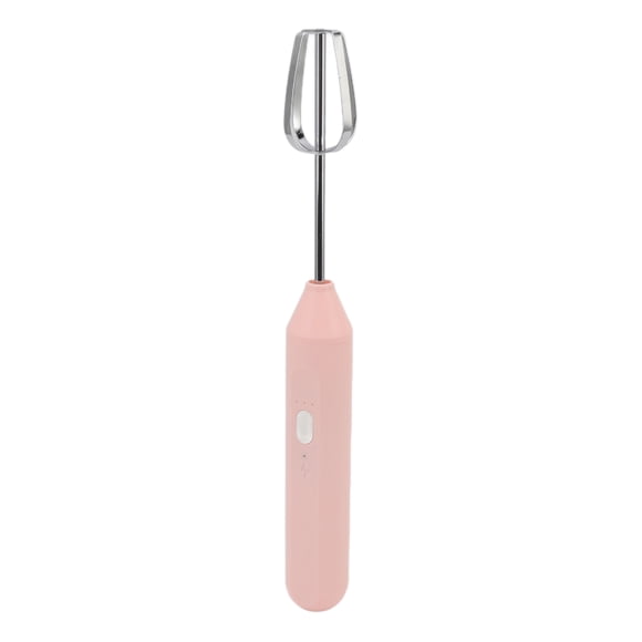 Batteur à Oeufs Électrique Portatif, Batteur à Main à 3 Vitesses pour Café Ketchup Chocolat Chaud, Outil de Cuisine à Batterie Rechargeable avec 3 Têtes de Mélange, Mousseur Léger pour Lait