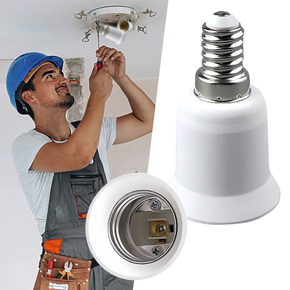 Light Bulb Socket Converter Bayonet To Screw Adaptor For Ceiling Fans Chandeliers And Lighting Fixtures – Bayonet To E27 Socket Converter For LED And Incandescent Bulbs