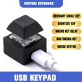 thumbnail image 2 of Gaming Keyboard Programming Macro Keypad Mechanical Software N4V1 Keyboard R1O6, 2 of 6