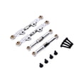 thumbnail image 3 of Bunblic 1/14 RC Car Adjustable Tie Rod Set Linkage Link Set Durability Easy to Install Accessory Premium Metal RC Car Parts for 14208 Silver, 3 of 6